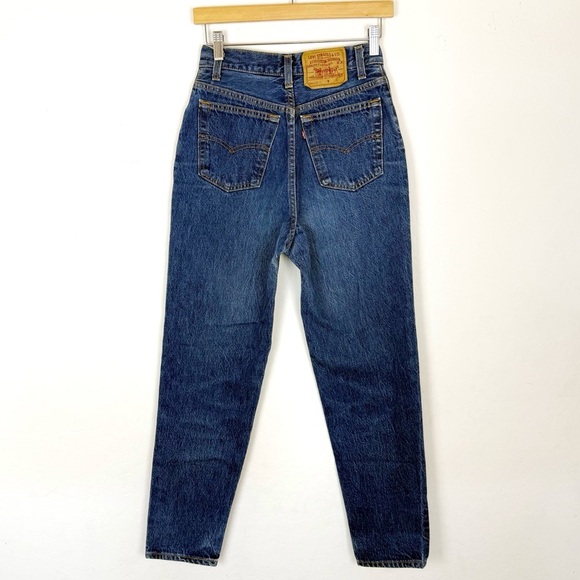 Vintage Levis High Rise Tapered Button Fly Jean - Picture 10 of 15